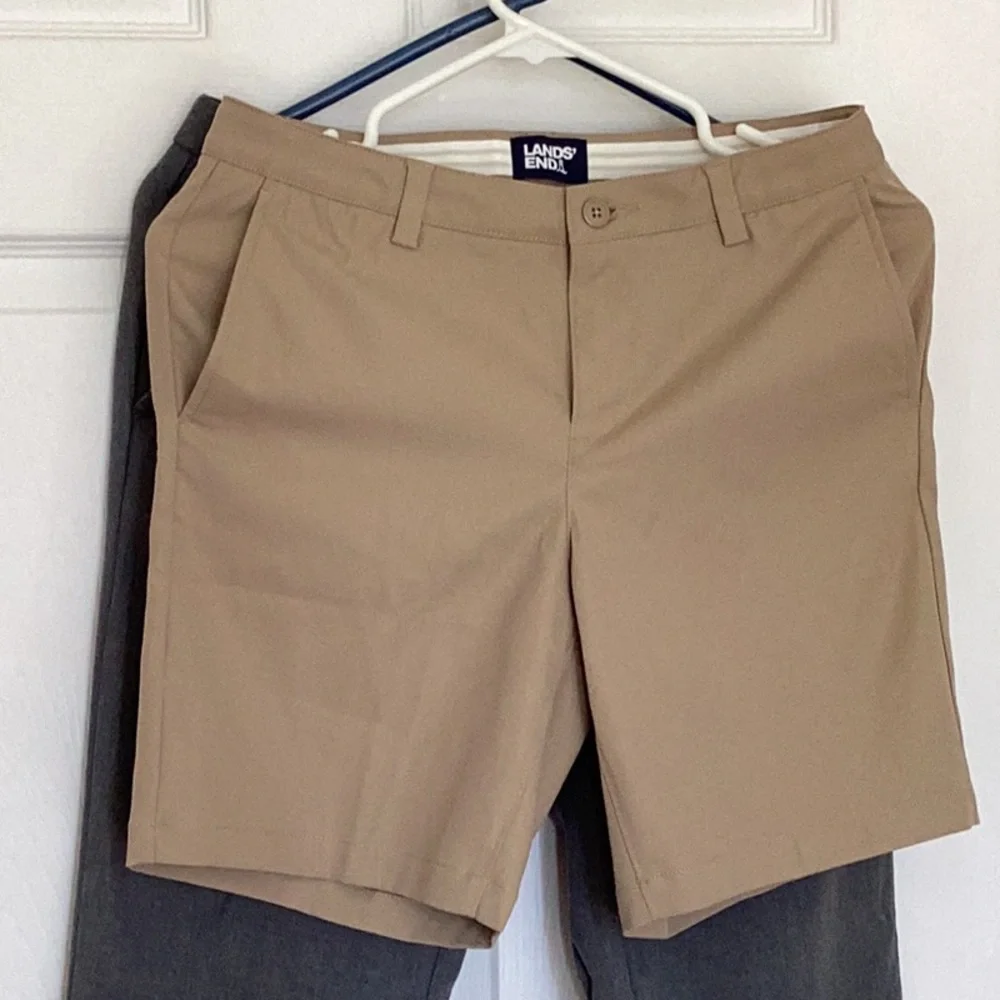 BUNDLE Lands end uniform pants and shorts. - Picture 3 of 7